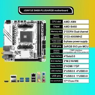 Papan Induk Jginyue Amd Am4 Itx Menyokong Ryzen R3 R5 R7 1/2/3/4/5 Siri Cpu Ddr4 Ram Desktop Pc Pci-