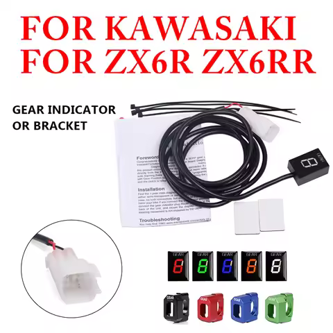 Motorcycle Accessories Gear Indicator Counter Speed Display Meter For Kawasaki ZX-6RR ZX-6R ZX6RR ZX