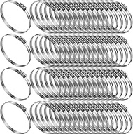 Zhengmy 50 Pack 2.5 Inch Stainless Steel Hose Clamps Adjustable 1-13/16" to 2-3/4" 46-70 mm Worm Gea