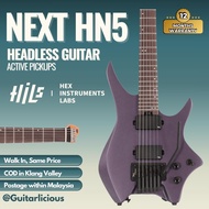 HILS NEXT Series Headless Guitar HN5 - Satin Metallic Deep Purple ( HILS GUITAR  )