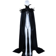 Feather Shawl Cloak Halloween Show Prom Feather Vest Fake Collar Scarf Feather Cloak