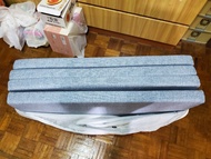 🛏️日系高彈力三摺床褥｜加厚高密度折疊床墊榻榻米 ──── 附原裝條紋收納袋·親友留宿蝸居搬屋398元變現現貨！