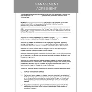 MANAGEMENT AGREEMENT