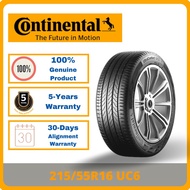 【2PCS RM600】215/55R16 Continental UC6 *Clearance Year 2017/2018