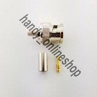 BNC MALE CONNECTOR TO RG58 COAXIAL CABLE