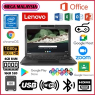 Lenovo N23 Chromebook Intel Celeron N3060 4GB RAM + 16GB SSD 11.6 Display Size Google Playstore Chromebook Laptops