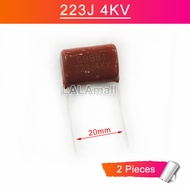 2pcs CBB 223J4KV Capacitor 223 223J 4000V 4KV 4KV223J Pitch 20mm CBB81 Metallized Film Capacitor New