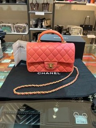 Chanel mini flap with top handle,cf限量色,chanel classic flap ,chanel 19,22, 100%Authentic,100%new❤️🩵歡迎使用消費券