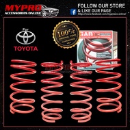 Best🔥GAB SP SPRING SPORT LOWERED TOYOTA YARIS COROLLA VIOS ALTIS AVANZA INNOVA VELLFIRE / ALPHARD '1