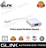 GLINK GL-007 TYPE C TO HDMI(TYPE C MALE TO HDMI FEMALE)