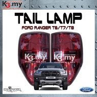 Ford Ranger T6/T7/T8, Wildtrack, Raptor 2012-2018 Full LED Tail Lights 4X4 Tail Lamp Lampu Belakang