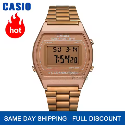 Casio watch Rose gold watch men set brand luxury LED digital Waterproof Quartz men watch Sport milit