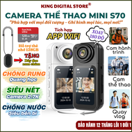 Camera hành trình chống nước GoPro Camera Gopro 4K HD Máy quay phim hành động xoay 270 độ