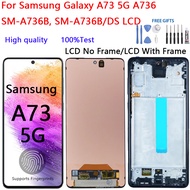 For Samsung Galaxy A73 5G A736 SM-A736B, SM-A736B/DS LCD Display Touch Screen Digitizer Assembly Rep