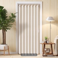 1 Panel Beige QEST QPYA CPHN Closet Curtains, Accordion Style Door Curtains for Doorways, Pleated Fo