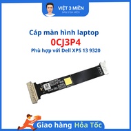 Dell XPS 13 9320 laptop screen cable - 0CJ3P4 - Disassemble the device