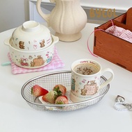 [siggi] BYEOL Cute Bear Bowl Glass Aesthetic Bowl/ Cute Glass Bowl/ Claypot Bowl/