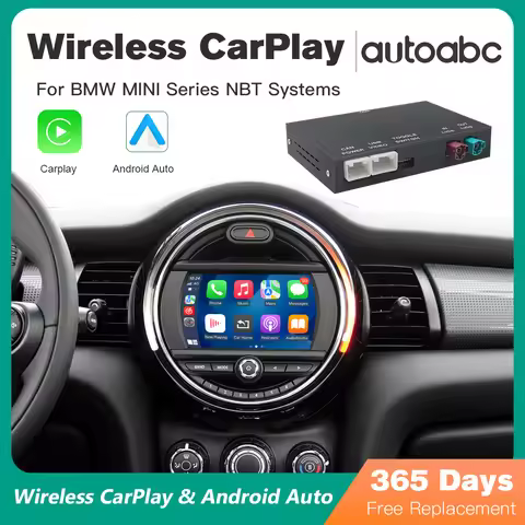 Wireless CarPlay Android Auto for BMW Mini R59 R60 R61 F54 R55 R56 R57 R58 F56 F57 NBT Clubman Count