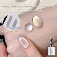 ✧Read Stock Annies Streamer White Cats Eye Nail Gel Porcelain White Glass Beads Cats Eye Uv Led Phot