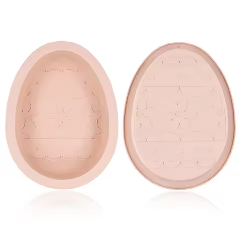 Easter Chocolate Mold Silicone Eggs Cake Pans Large Easter Egg Mould Breakable Egg Tray Easter Choco
