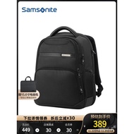LP-6 NEW💎Samsonite/Samsonite Backpack Business Leisure15.6Inch Computer Bag Large Capacity Backpack for Men and Women WU