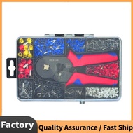 HSC8 Cable Wire Crimper Crimping Tool Plier Set 6-4/6A 23-7AWG Self  1200Pcs Cord End Bootlace Ferru