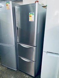 180CM高 ﹏ 三門雪櫃 日立牌 ((面制款 ；二手電器)) 冰箱