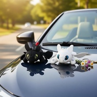 Car Dragon Accessories: Toothless Dragon Figure for Helmet, Car, Skylight Decoration  Aksesori naga 