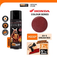 Samurai H233 Ex-5 Dream Red Honda Colour - Aerosol Coating Spray Paint for Automotive Car Motorcycle