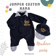 Custom Nama Bayi Newborn 0 6 Bulan Free Topi Bayi Lucu