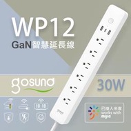 Gosund 酷客 30W Gan 智慧延長線 智能延長線 WP12 6孔分控 3埠USB 能源監控 米家APP