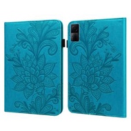 全城熱賣 - 適用於小米 Redmi Pad 10.61 蕾絲花壓花平板皮套（藍色）