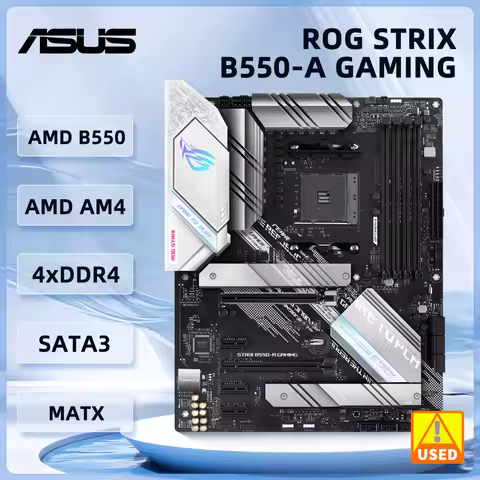 Placa base ASUS B550 ROG STRIX B550-A GAMING AM4 compatible con Ryzen 5 5600 5700 3500 4700 3600 370