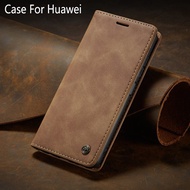 Wallet Case Cover On For Huawei P50 Mate 30 Pro P40 P30 P20 Lite 3 Nova 3E 4E 6 SE 7i P Smart Y7S Y7