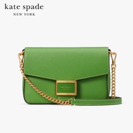 KATE SPADE NEW YORK KATY TEXTURED LEATHER FLAP CHAIN CROSSBODY KA026 กระเป๋าสะพายข้าง