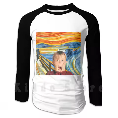 Home Alone-Scream Hoodies Long Sleeve Home Alone Scream Comedy Kevin Mccallister Macaulay Kulkin Móv