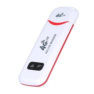 4G LTE USB Modem 4G Router Mobile WiFi Hotspot with SIM Card Slot 150Mbps DL 50Mbps UL Max 10 Devices Red, EU Version