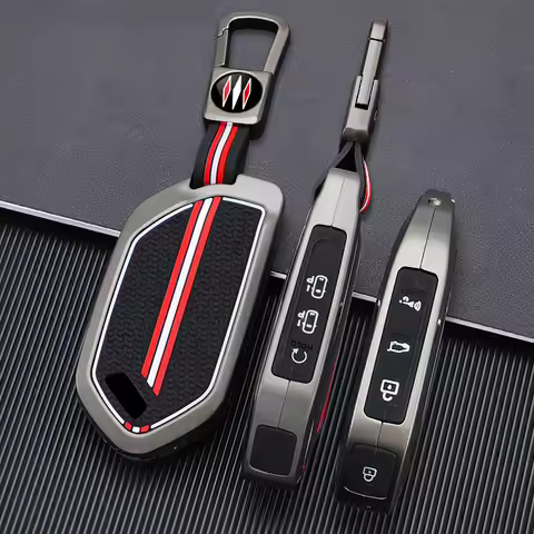 5/6/8/9 Buttons Zinc Alloy Car Key Case Cover For Kia EV9 Picanto Sorento MQ4 Carnival KA4 Morning K