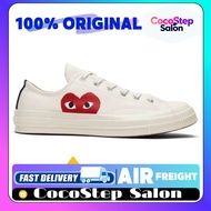 Converse CDG Play Low White Black Men and Women Shoes