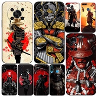 Case For Huawei y6 y7 2018 Honor 8A 8S Prime play 3e Phone Cover Soft Silicon Japanese ghost samurai