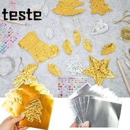 Engraving Drawing paper, 70 micron Thick Gold Foil Aluminum Foil Art Paper, making Handmade DIY Engr