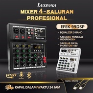Luxsona4 Channel Mixer audio/mixer mini/Sound Card/ Bluetooth Amplifier Professional USB audio mixer