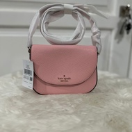 tas wanita ks leila mini flap crossbody tea rose in