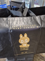 （太子交收，不交換）The monsters 10th anniversary series-zimomo vinyl plush doll labubu 黑色 大首領公仔