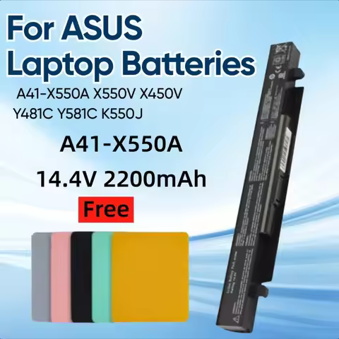 A41-X550A 14.4V 2200mAh for ASUS A41-X550A X550V X450V Y481C Y581C K550J Laptop Batteries