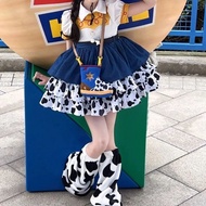 Toy Story Girls CowGirl Lolita Dress Princess Cosplay Summer Childrens Clothing Casual Skirt Kids Fa