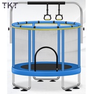 TKT Trampoline Household Children's Indoor Children's Bouncing Bed Bed Family Small Protective Net Bouncing Bed Toy