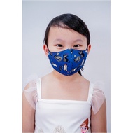 [Bewa] BFE>99% Kids - Cats Mask (Blue)