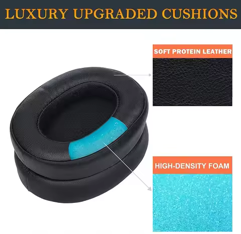 Replacement, Ear Pads for Skullcandy Hesh 3/ANC/Evo & Crusher Wireless/ANC/Evo/360 Headphones
