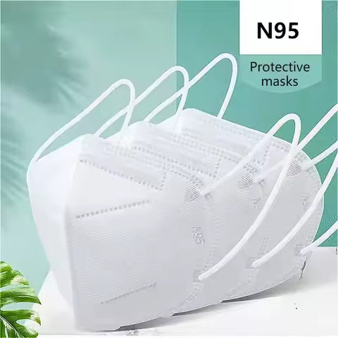 10pcs N95 Face Masks Disposable Protective Mask Anti Dust Mask Health Protective Dust and Droplet Pr